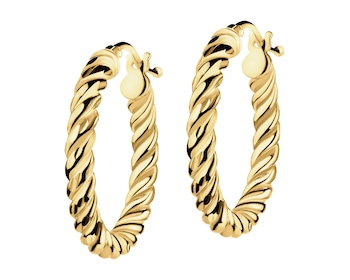 14 K Yellow Gold Hoop Earring 