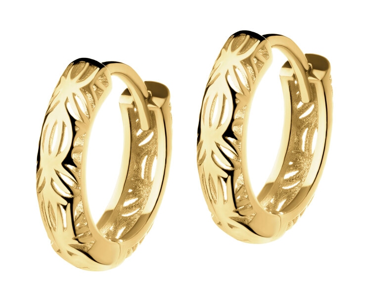 14 K Yellow Gold Hoop Earring 