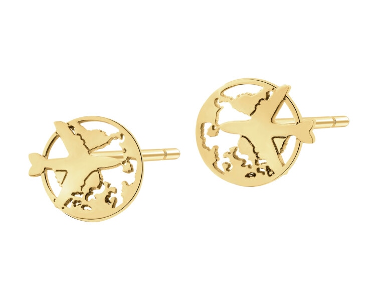 Gold-Plated Silver Earrings 