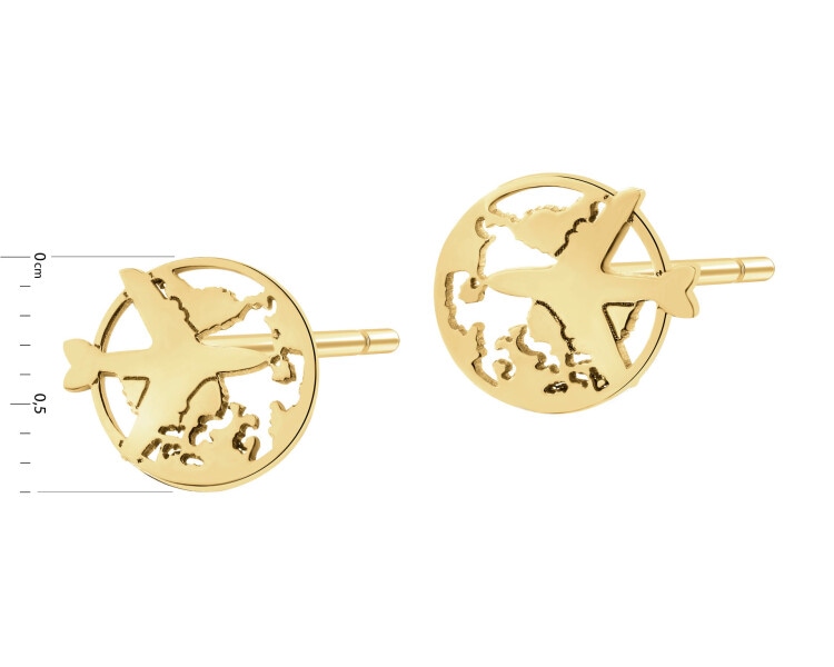 Gold-Plated Silver Earrings
