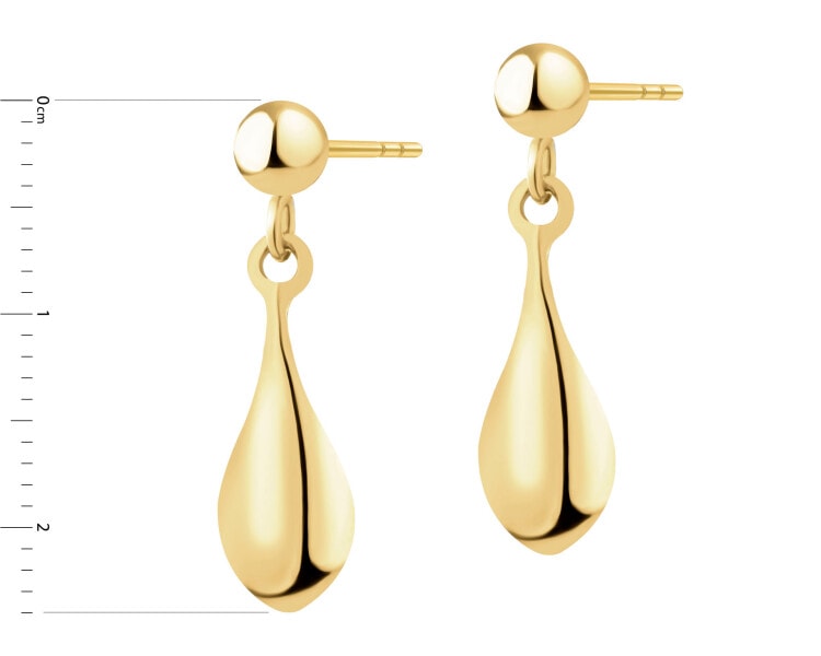 Gold-Plated Silver Hoop Earring