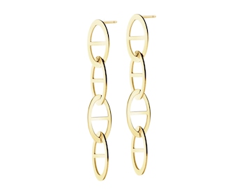 8 K Yellow Gold Dangling Earring 