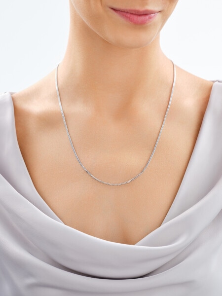 Rhodium Plated Silver Neck Chain 