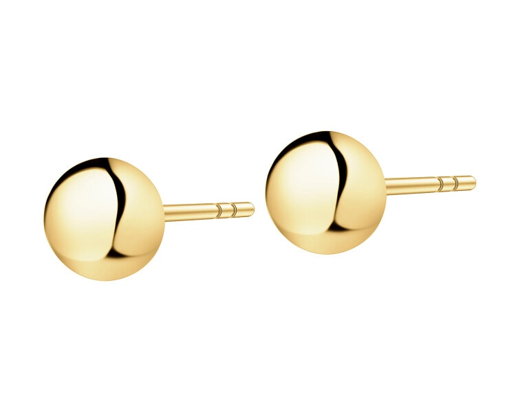 8 K Yellow Gold Earrings 