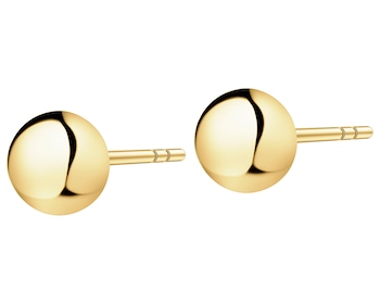 8 K Yellow Gold Earrings 