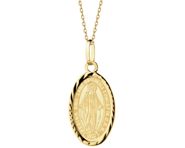 9 K Yellow Gold Pendant 