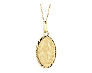 9 K Yellow Gold Pendant 