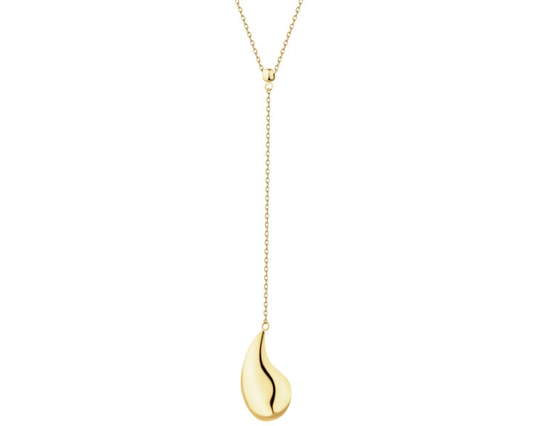 8 K Yellow Gold Necklace 