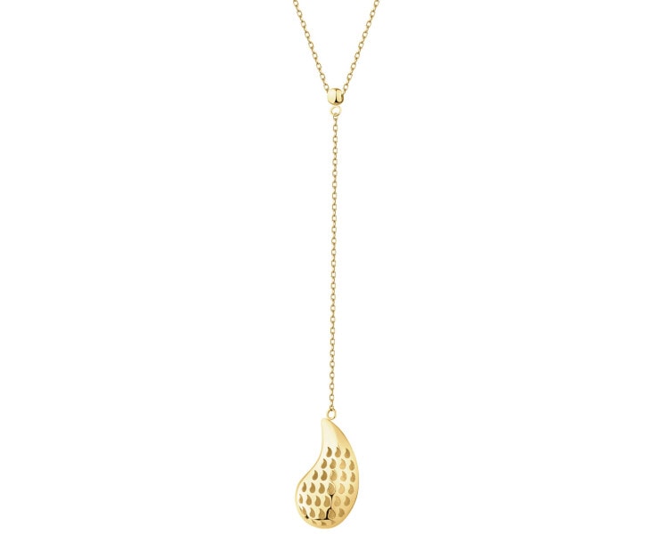 8 K Yellow Gold Necklace 