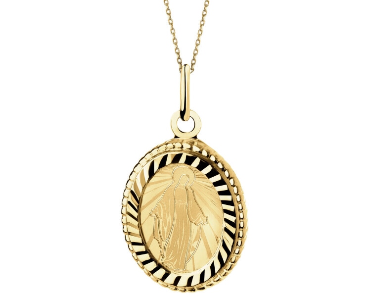 9 K Yellow Gold Pendant 