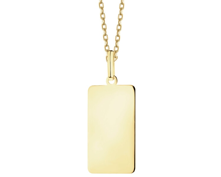 9 K Yellow Gold Pendant 