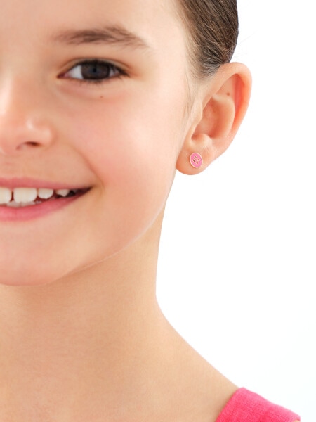 9 K Yellow Gold Earrings 