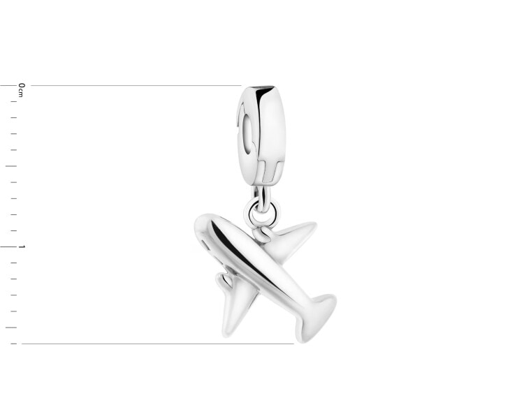 Rhodium Plated Silver Pendant