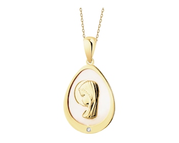 9 K Yellow Gold Pendant 