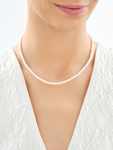 9 K Yellow Gold Pearl Necklace with Pearl