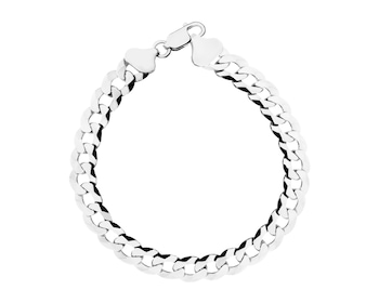 Rhodium Plated Silver Bracelet 