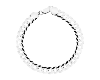 Rhodium Plated Silver Bracelet 