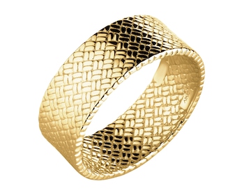 Gold-Plated Silver Band Ring 