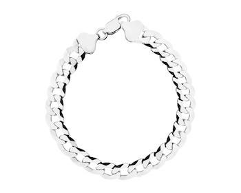 Rhodium Plated Silver Bracelet 