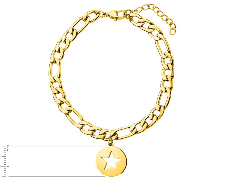 Náramek z ušlechtilé oceli - hvězda