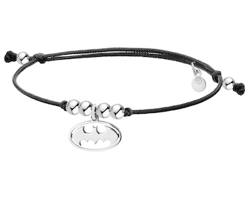 Bracelet with silver elements - DC, Batman, Warner Bros. Discovery