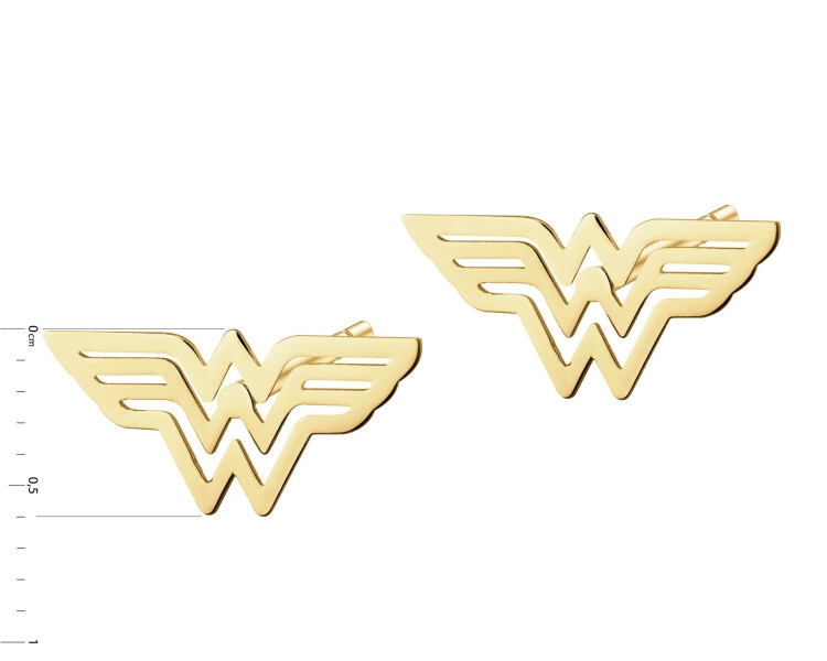 Silver earrings - DC, Wonder Woman, Warner Bros. Discovery