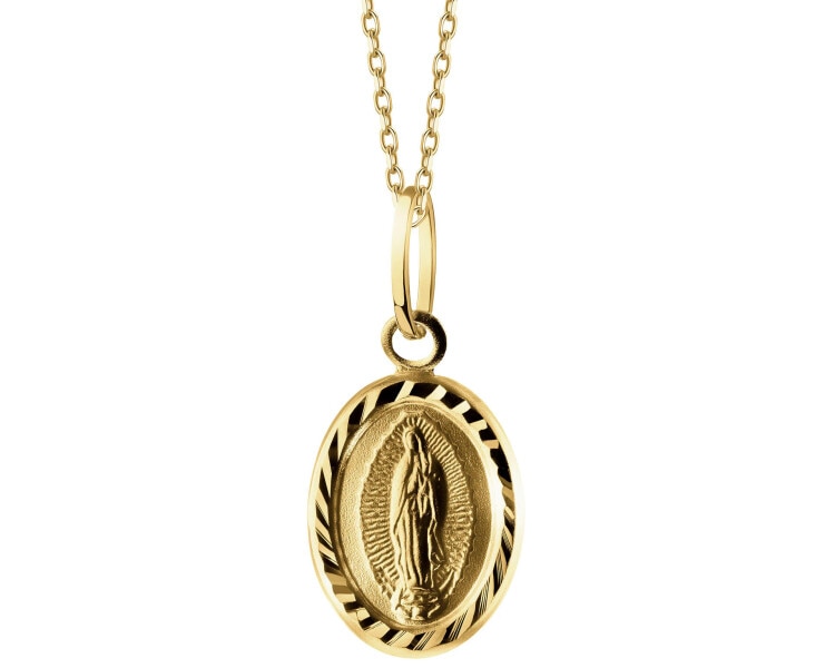 9 K Yellow Gold Pendant 