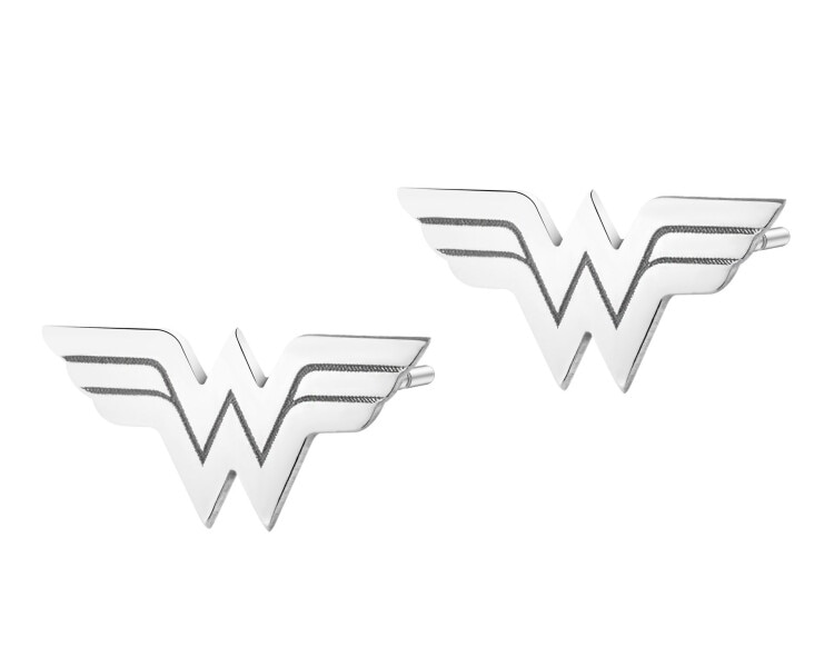 Kolczyki srebrne - DC, Wonder Woman, Warner Bros. Discovery