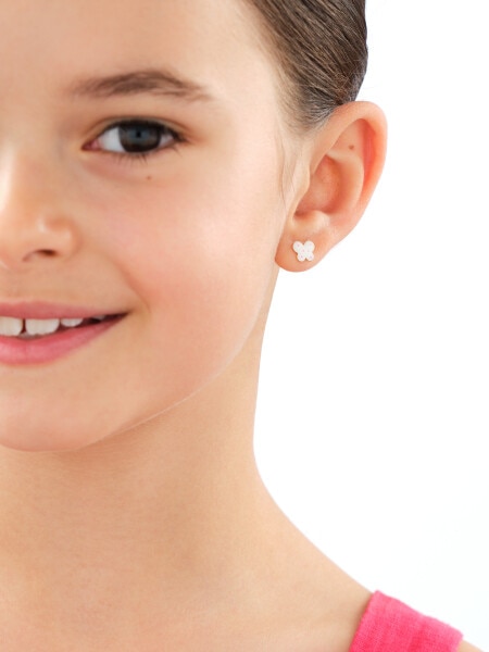 9 K Yellow Gold Earrings 