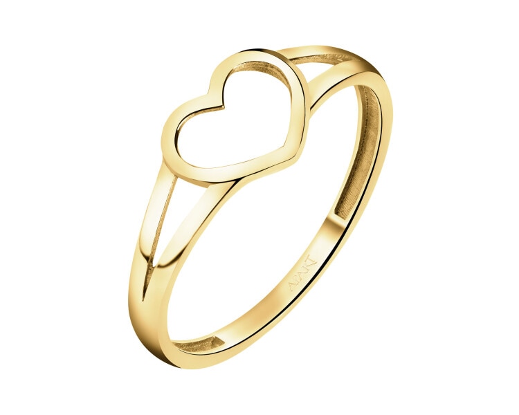 8 K Yellow Gold Ring 