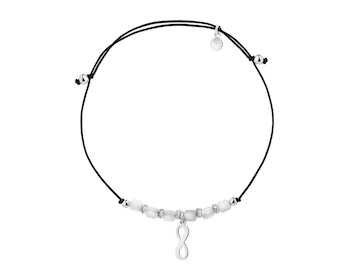 Rhodium Plated Silver Bracelet 