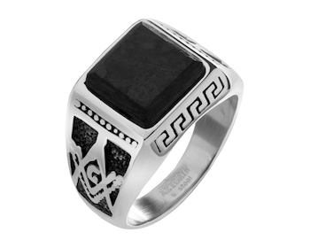 Stainless Steel Signet Ring 