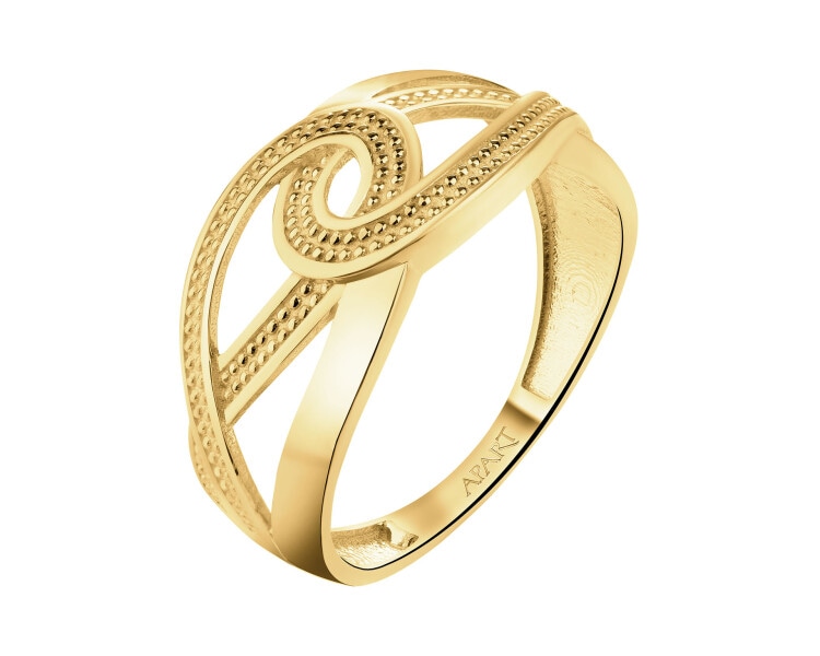 8 K Yellow Gold Ring 