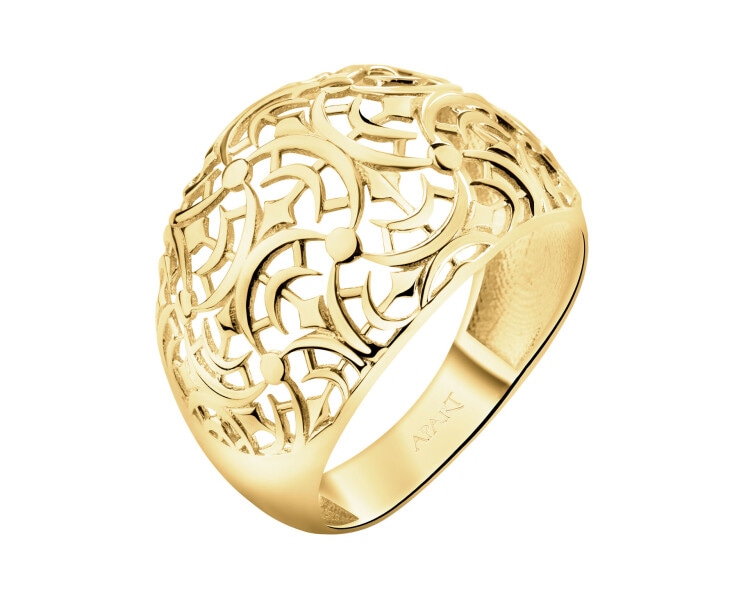 8 K Yellow Gold Ring 