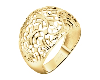 8 K Yellow Gold Ring 