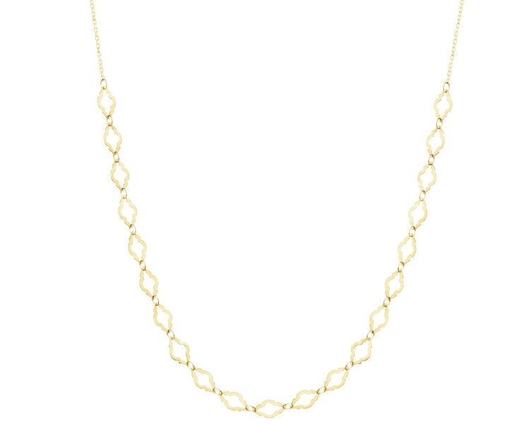 9 K Yellow Gold Necklace 