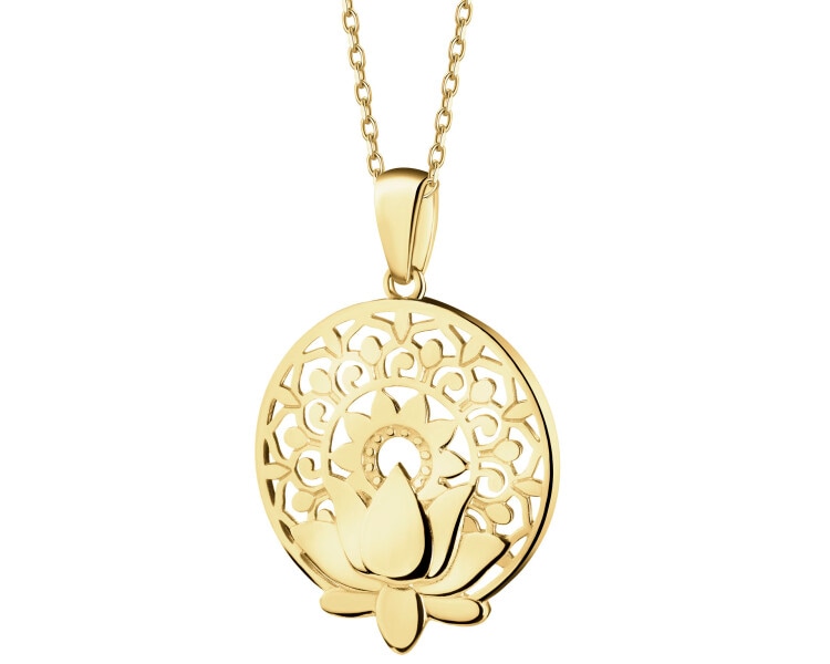 8 K Yellow Gold Pendant 