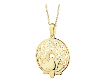 8 K Yellow Gold Pendant 