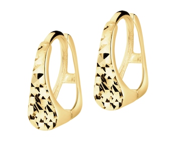 8 K Yellow Gold Earrings 