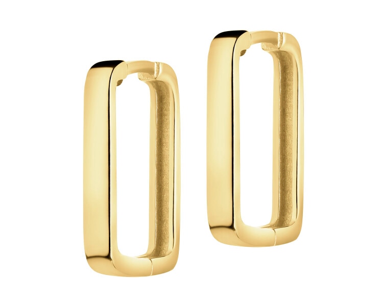 8 K Yellow Gold Earrings 