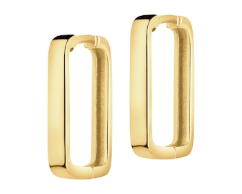 8 K Yellow Gold Earrings 