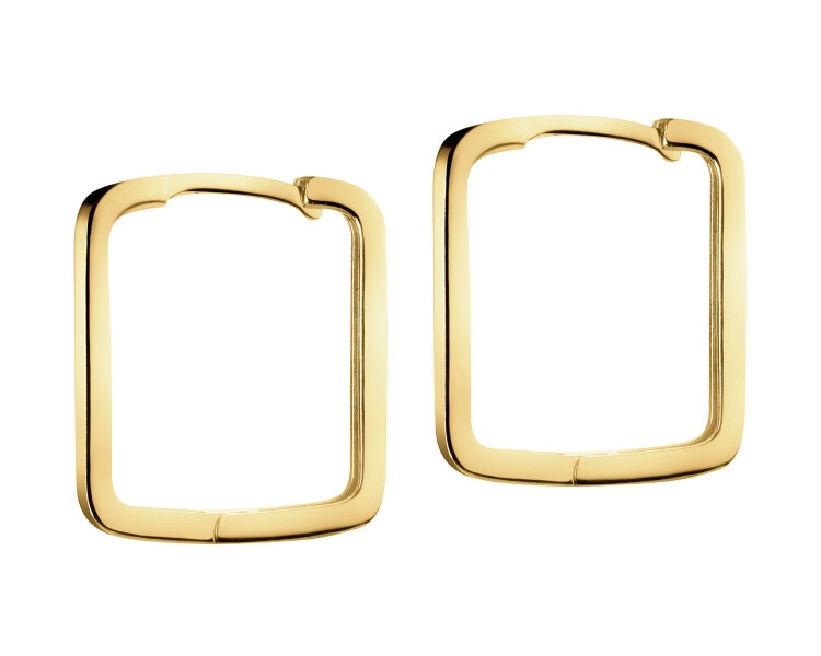 8 K Yellow Gold Earrings 