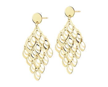 14 K Yellow Gold Dangling Earring 