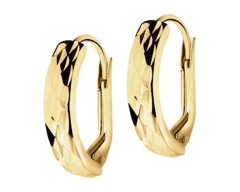 14 K Yellow Gold Earrings 