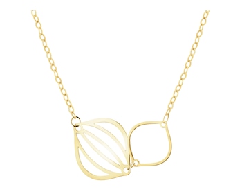 9 K Yellow Gold Necklace 