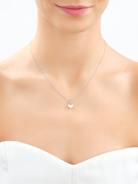 14 K Rhodium-Plated White Gold Pendant 