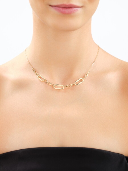 9 K Yellow Gold Necklace 