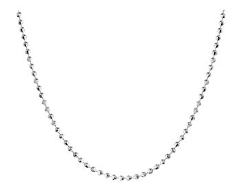 Rhodium Plated Silver Necklace 