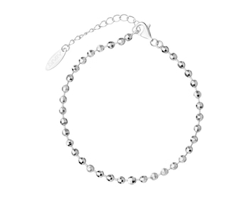 Rhodium Plated Silver Bracelet 