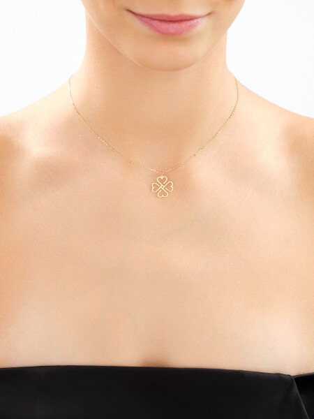 9 K Yellow Gold Necklace 